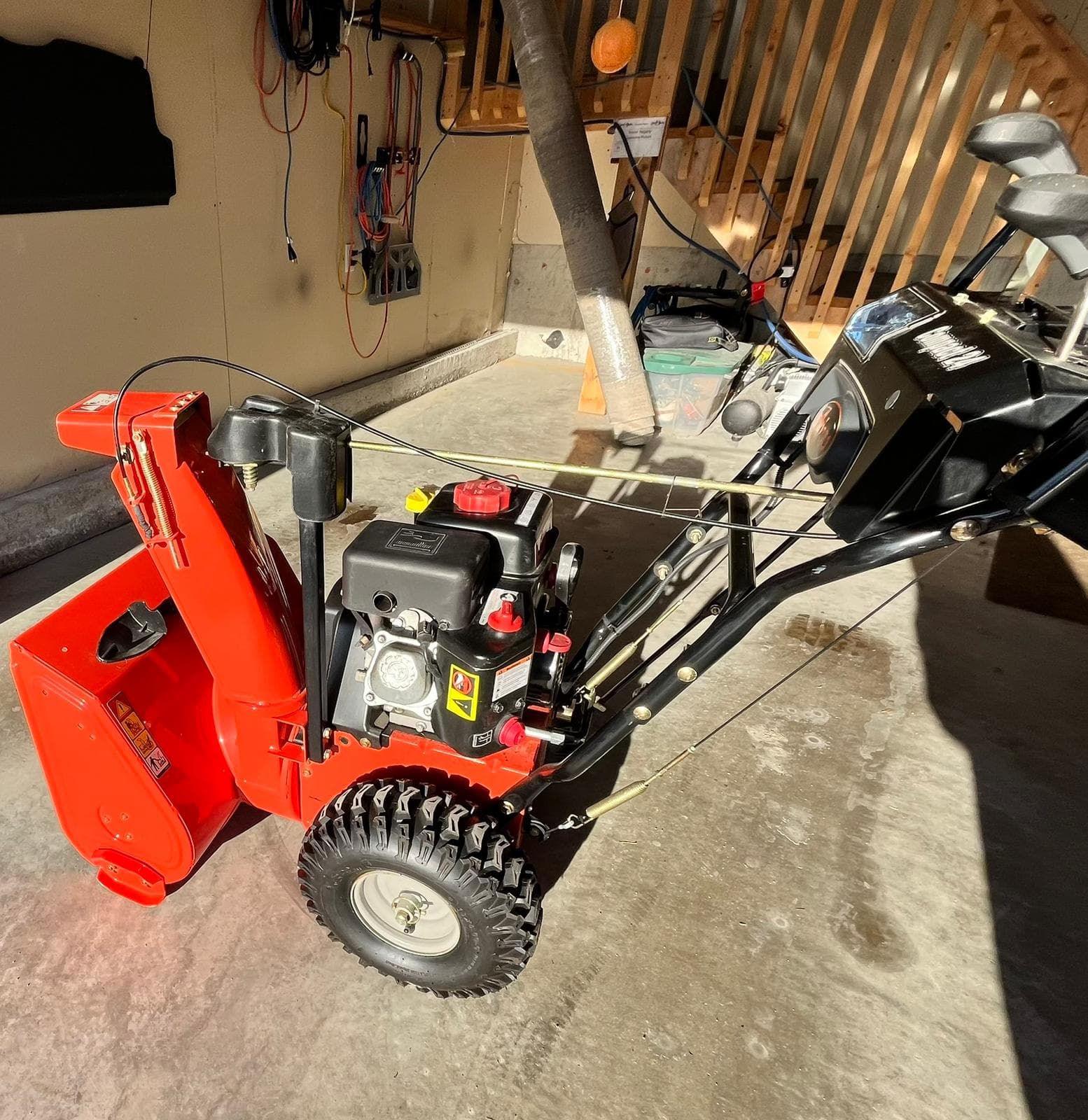 Engine inspection setup